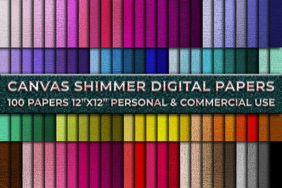 Canvas Shimmer Digital Paper: A Versatile Tool for Creative Projects