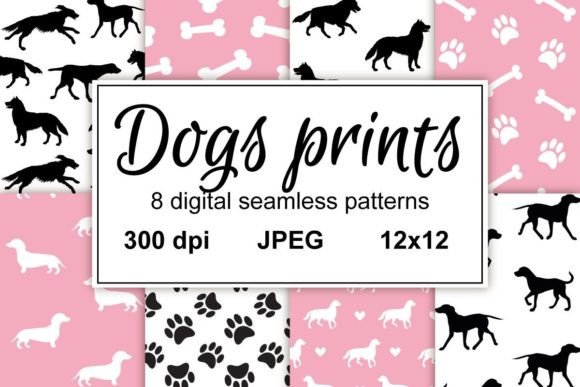 Explore the Versatile World of Digital Dog Paper Set for Creative Projects