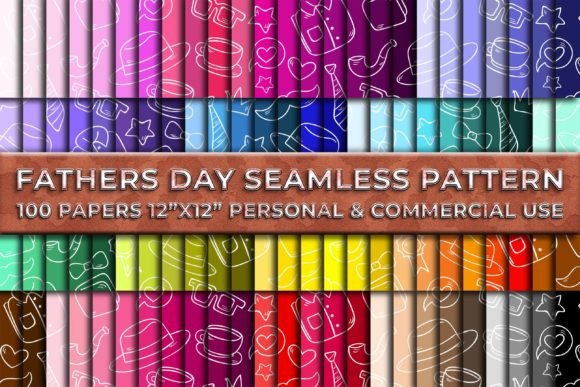 Fathers Day Digital Paper Pack