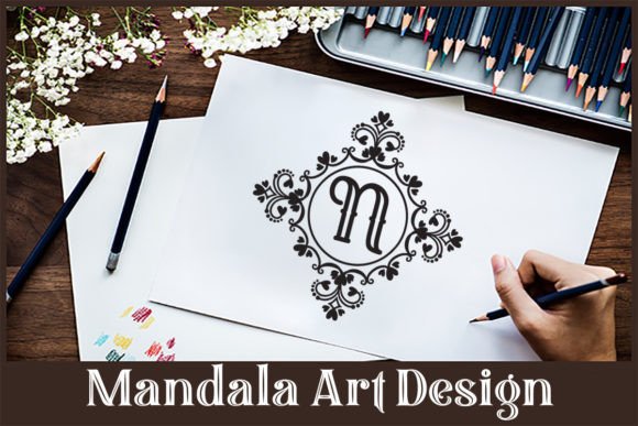 Mandala N Letter Design: A Versatile Tool for Creative Expression and Professional Use