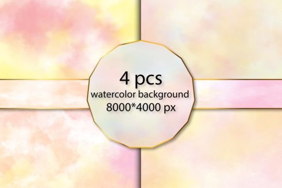 Painted Abstract Watercolor Background: A Versatile Design Element