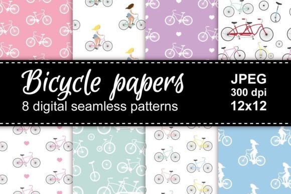 Set of Bicycle Patterns