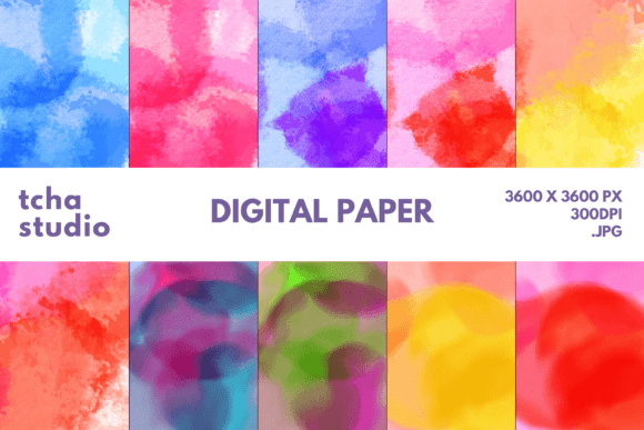 Summer Sweet and Cool Digital Papers