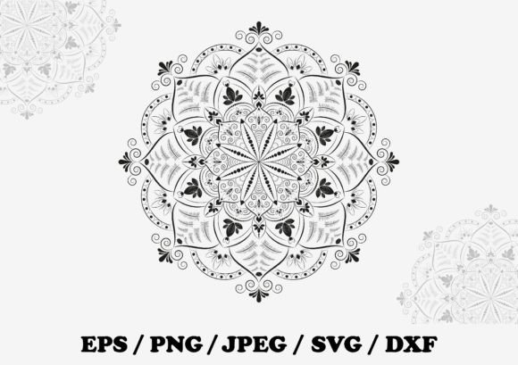 The Timeless Appeal of Black and White Floral Mandala Designs in Modern Creativity