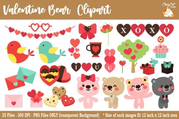 Valentine Bear Clip Art: A Versatile Digital Resource for Creative Projects